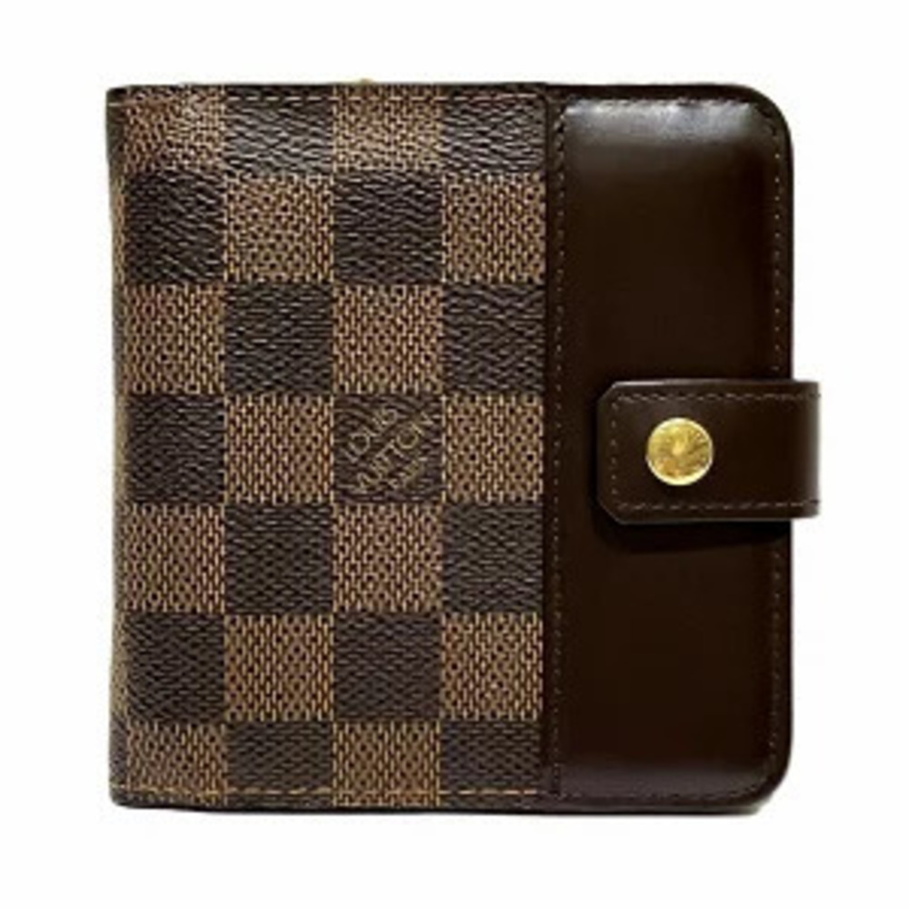 Louis Vuitton Compact Zip Bi fold Wallet Damier